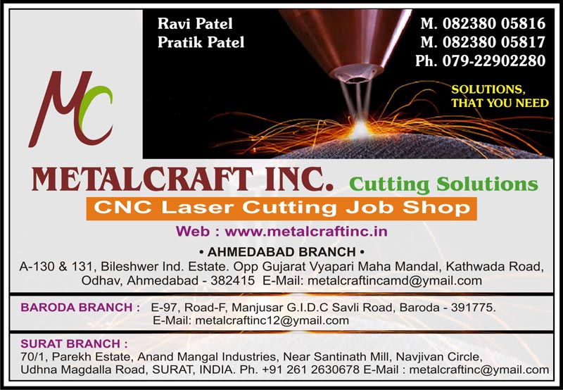 Metalcraft Inc in Rajkot Retailer of Laser Engraving Machine & Laser