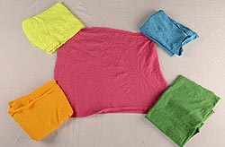 Coloured Cotton T-Shirt Rags