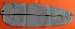 Grey Leather Hand Sleeves