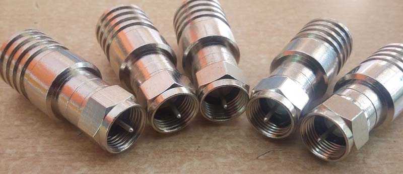 AC Stainless Steel RF Connectors, for Electricals, Grade : DIN