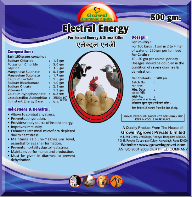 Electrolytes for Poultry Buy Poultry Electrolytes for best price at INR