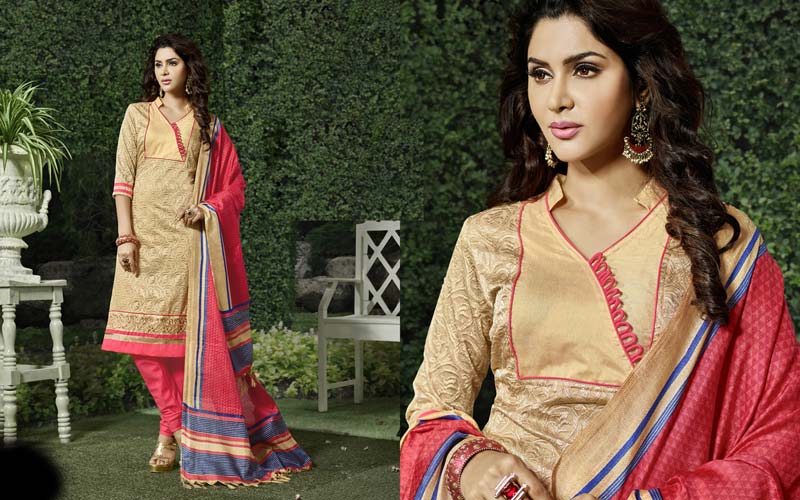 Beige Salwar Suit At Best Price In Surat | Red Fashions