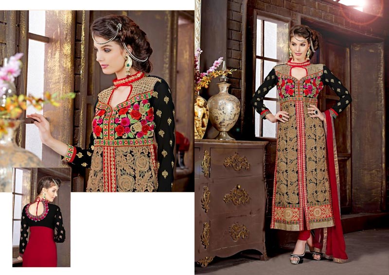 Dark Red Salwar Suit