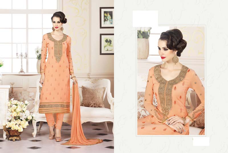 Orange Fancy Salwar Suit