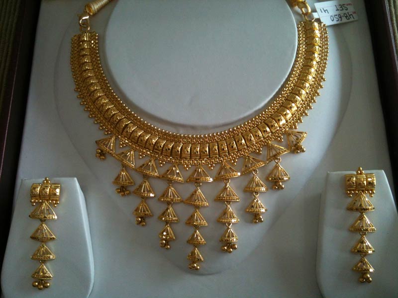 punjabi necklace gold