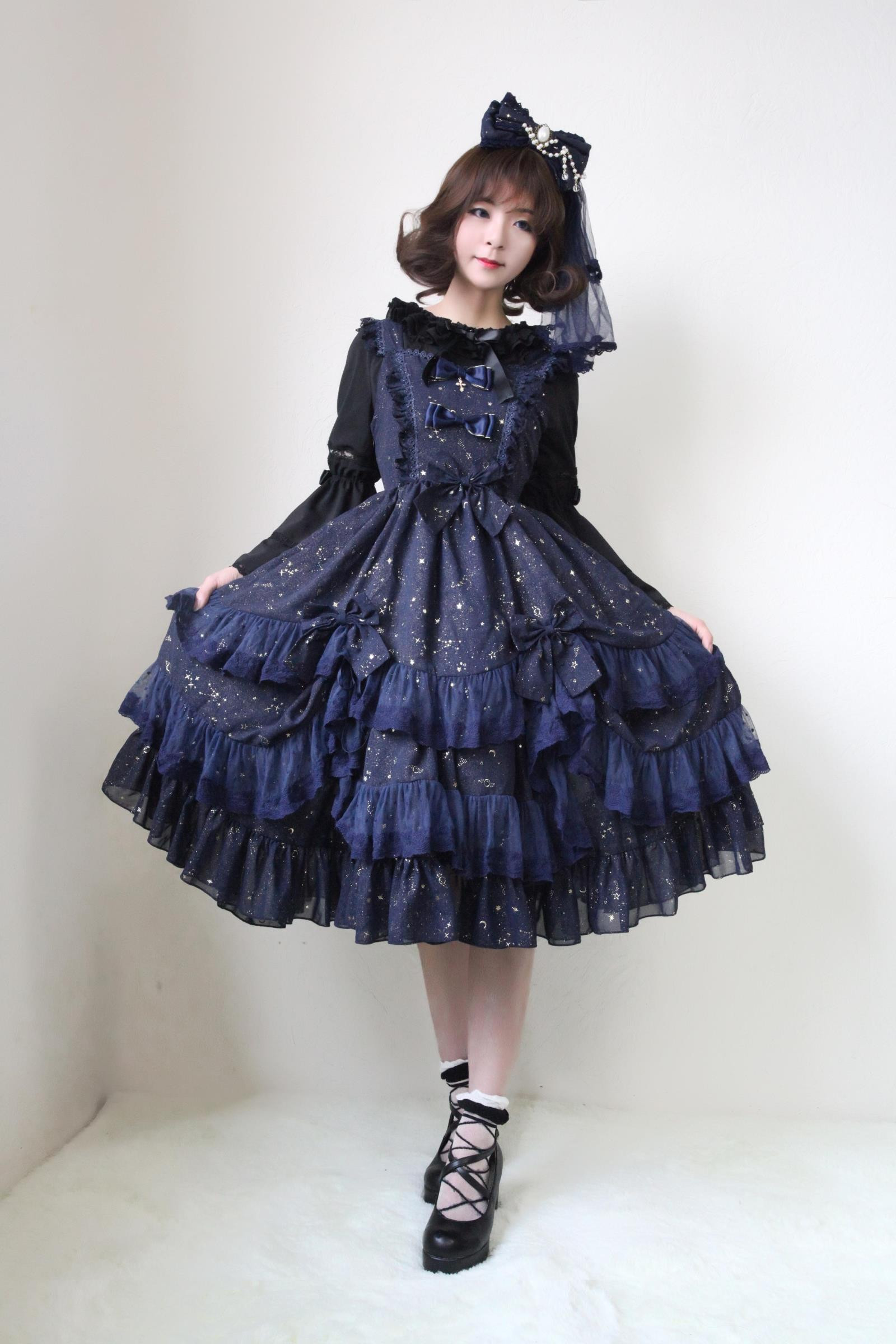 Chiffon Wish Upon A Star Gilding Lolita JSK dress