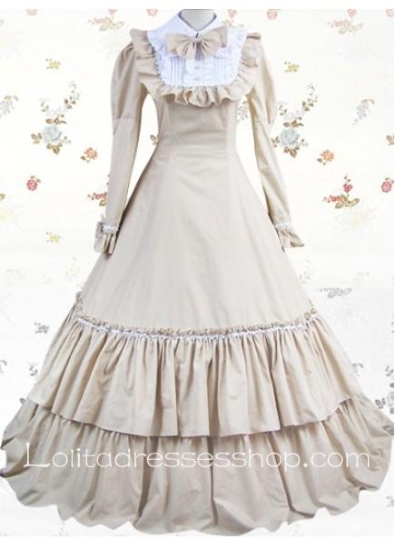 Classic Cotton Double Fake Callor Empire Lolita Dress