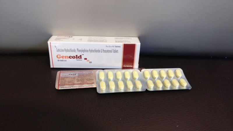 Cetirizine Paracetamol Caffeine Phenylephrine Tablets
