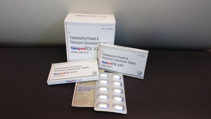 Cefpodoxime and Clavulanate Tablets