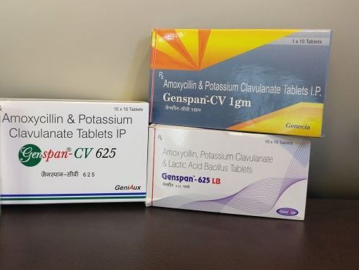 Amoxicillin and Clavulanate 1000mg Tablets