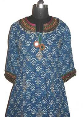 Cotton Salwar Suit (Style No- Indigo 1)
