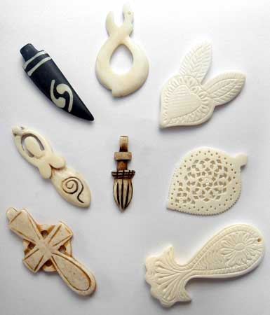 Bone Pendents