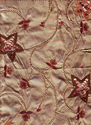 Dupion Silk Embroidery Fabric