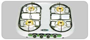 Archie White Beauty Four Burner Gas Stove