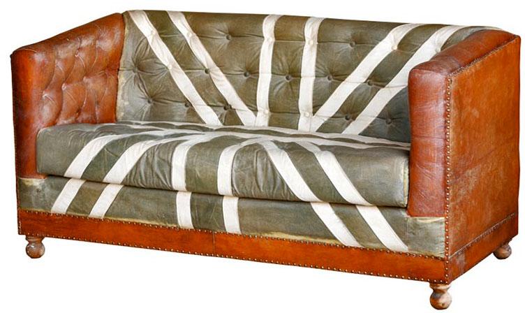 Polished Vintage Leather Sofa, Style : Modern
