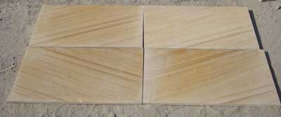 Polished Teak Sandstone Tiles, Packaging Type : Carton Box, Wooden Box, Metal Sheet Box, Cardboard Box