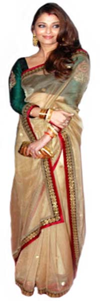 Aishwarya Gold Net Saree