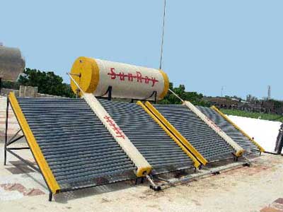 Solar Water Heating System(1000 LPD ETC)