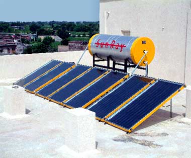 Solar Water Heating System(1000 LPD FPC)