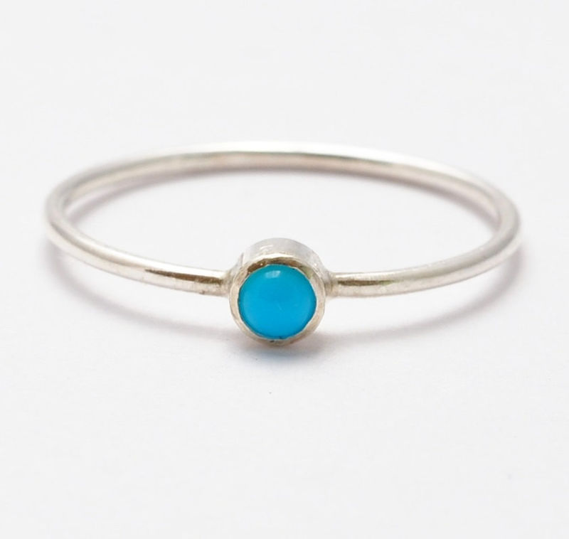 3mm Turquoise Ring