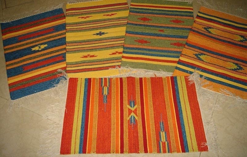 Hand Woven Cotton Carpets