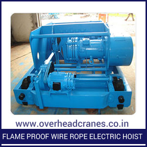 Flame Proof Wire Rope Electric Hoist