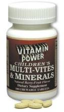 Multivitamin and Multimineral Tablets for Children