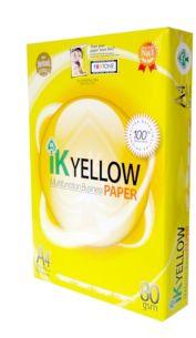 Ik Yellow A4 Copy Paper 80gsm/75gsm/70gsm