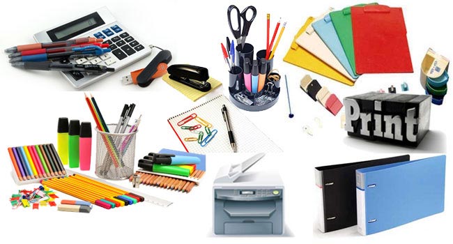 Plastic Stationery Products, for Office, School, Color : Blue, Green, White