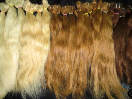 Machine Weft Colored Hair