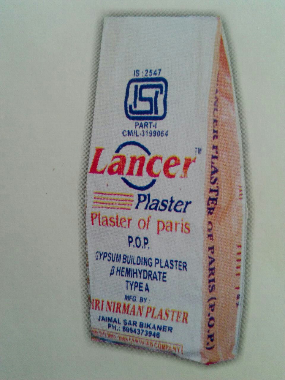 Lancer Plaster Of Paris