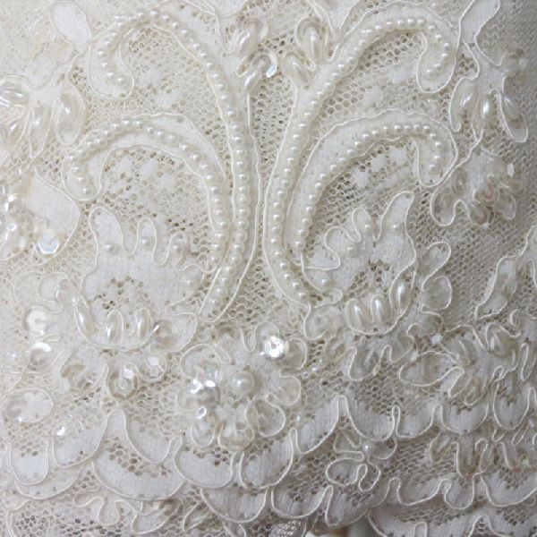 Bridal fabrics deals and lace