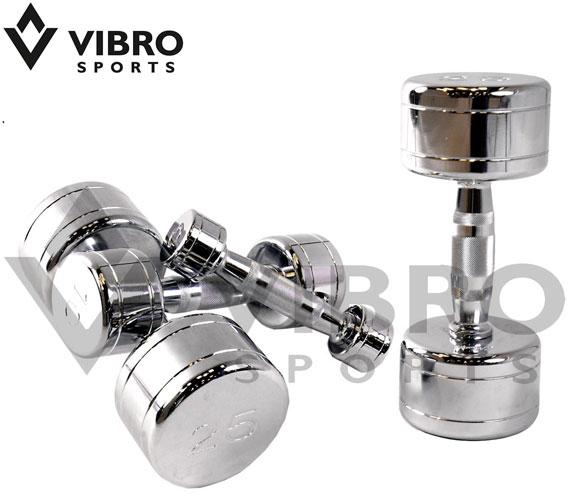 Vibro Chrome Dumbbells