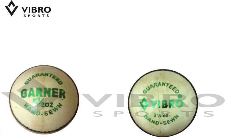 Vibro 5.5 Oz Garner Cricket Leather Balls, Size : Standard