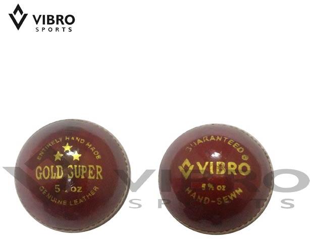 Gold Super Leather Cricket Ball
