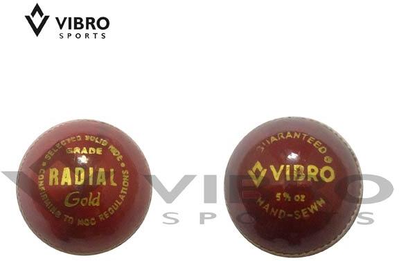 Radial Cricket Leather Balls, Color : Red