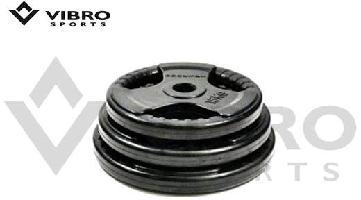 Rubber Weight Plate - 3 Hole