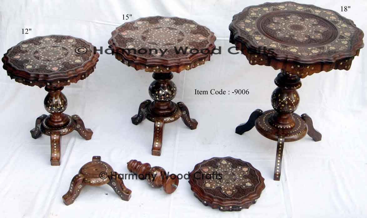 Wooden Carved Coffee Table