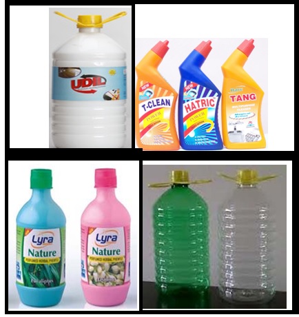 Plastic Toilet Cleaner Bottles