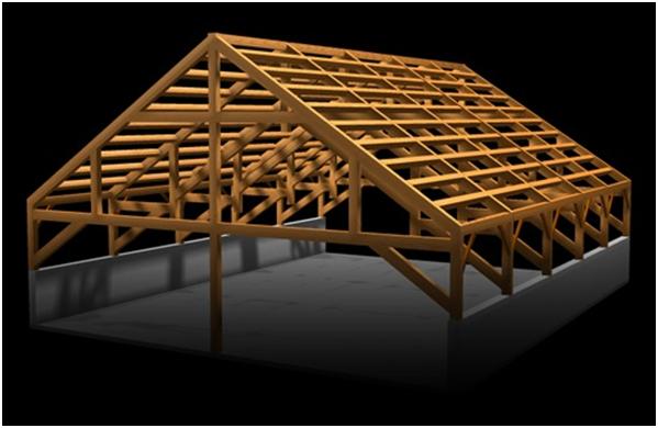 Wooden Roofing Structure