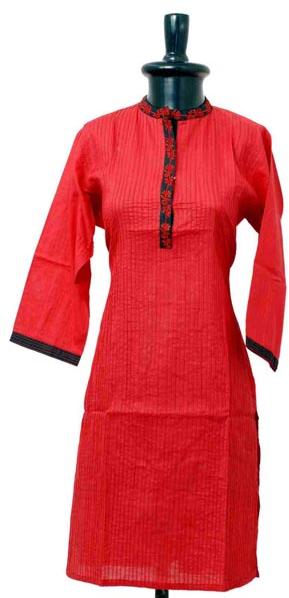 Plain Pintuck Kurti