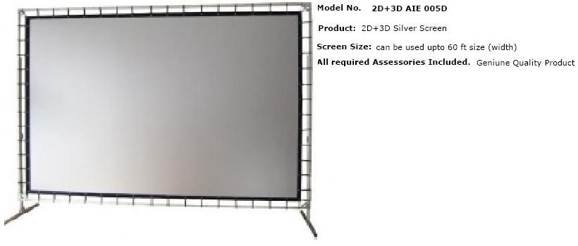 2D + 3D Silver Screen