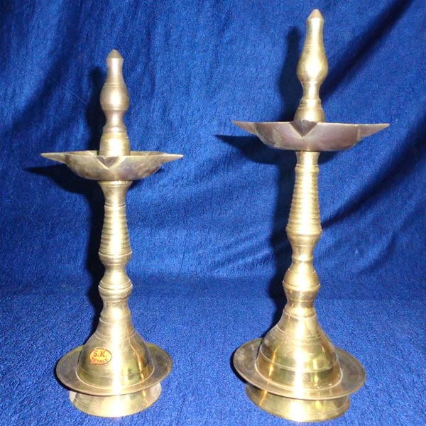 Brass Diya Stands (Fancy Deep)