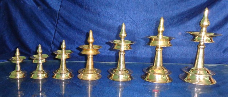 Brass Diya Stands (Kerala AKP)