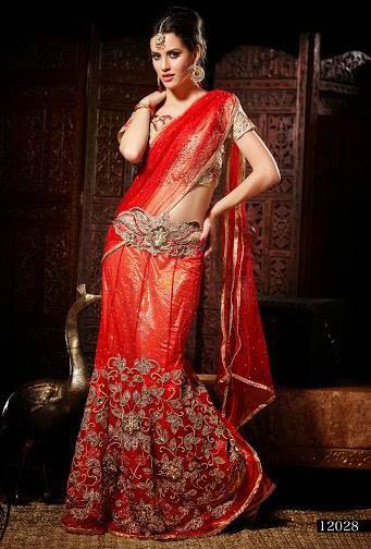 Red Wedding Saree