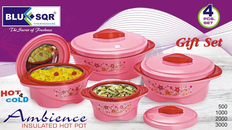 Ambience 4 Pcs Designer Casseroles Sets