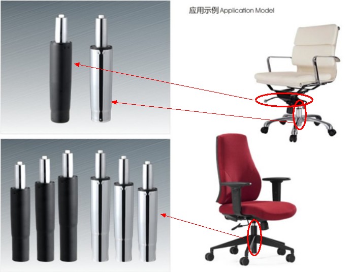 Office Chair Gas Spring Lift by Foshan City Shunde Area Sunima Gas