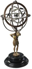Armillary Brass with Statues