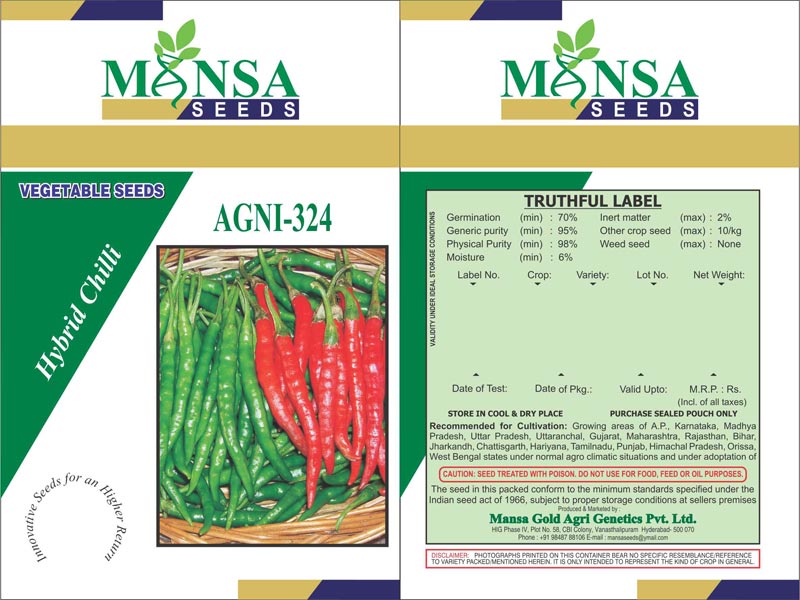 AGNI-324 Hybrid Chilli Seeds