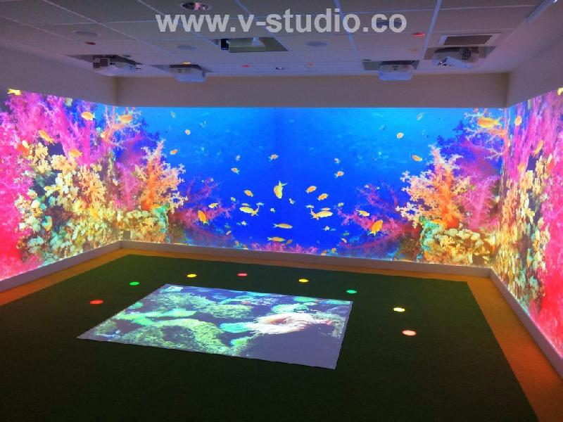 Interactive Floor Projection By V-studio